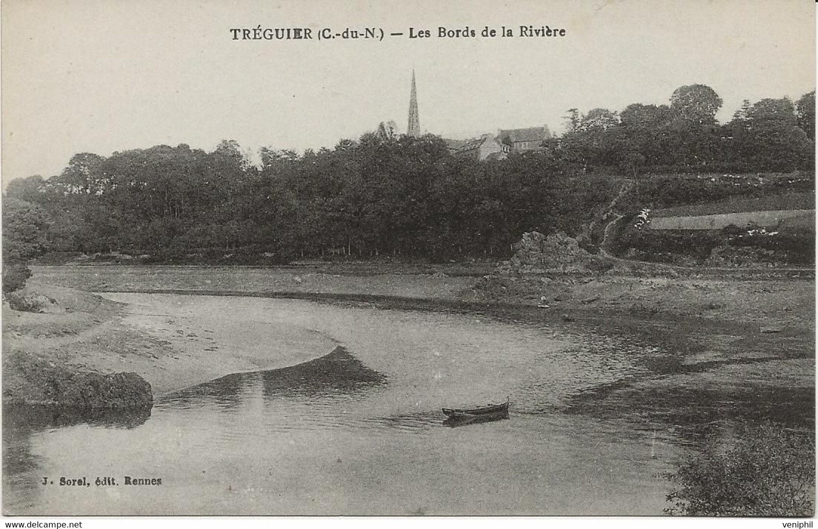 TREGUIER -COTE DU NORD - LES BORDS DE LA RIVIERE - Tréguier