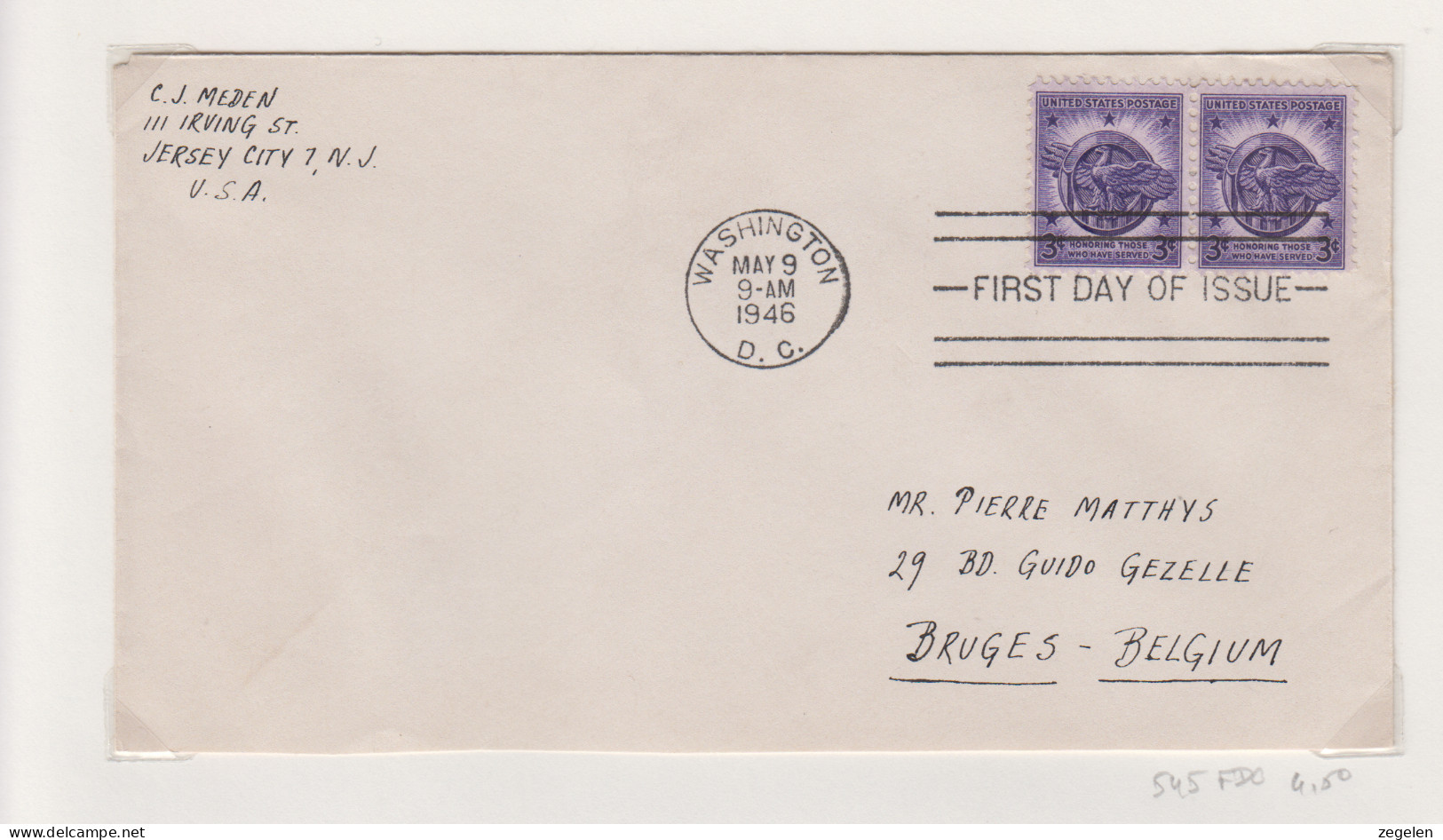 Verenigde Staten  FDC Michel-cat. 545 - 1941-1950