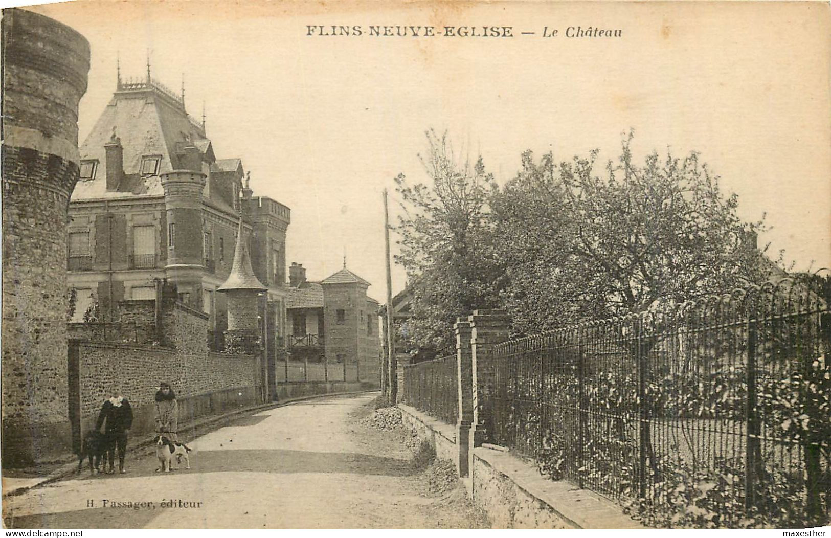 FLINS NEUVE ÉGLISE Le Château - Flins Sur Seine