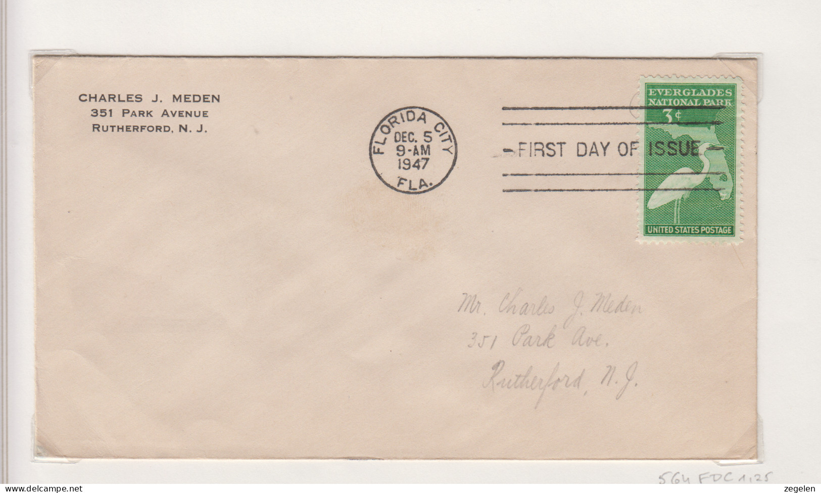 Verenigde Staten FDC Michel-cat. 564 - 1941-1950