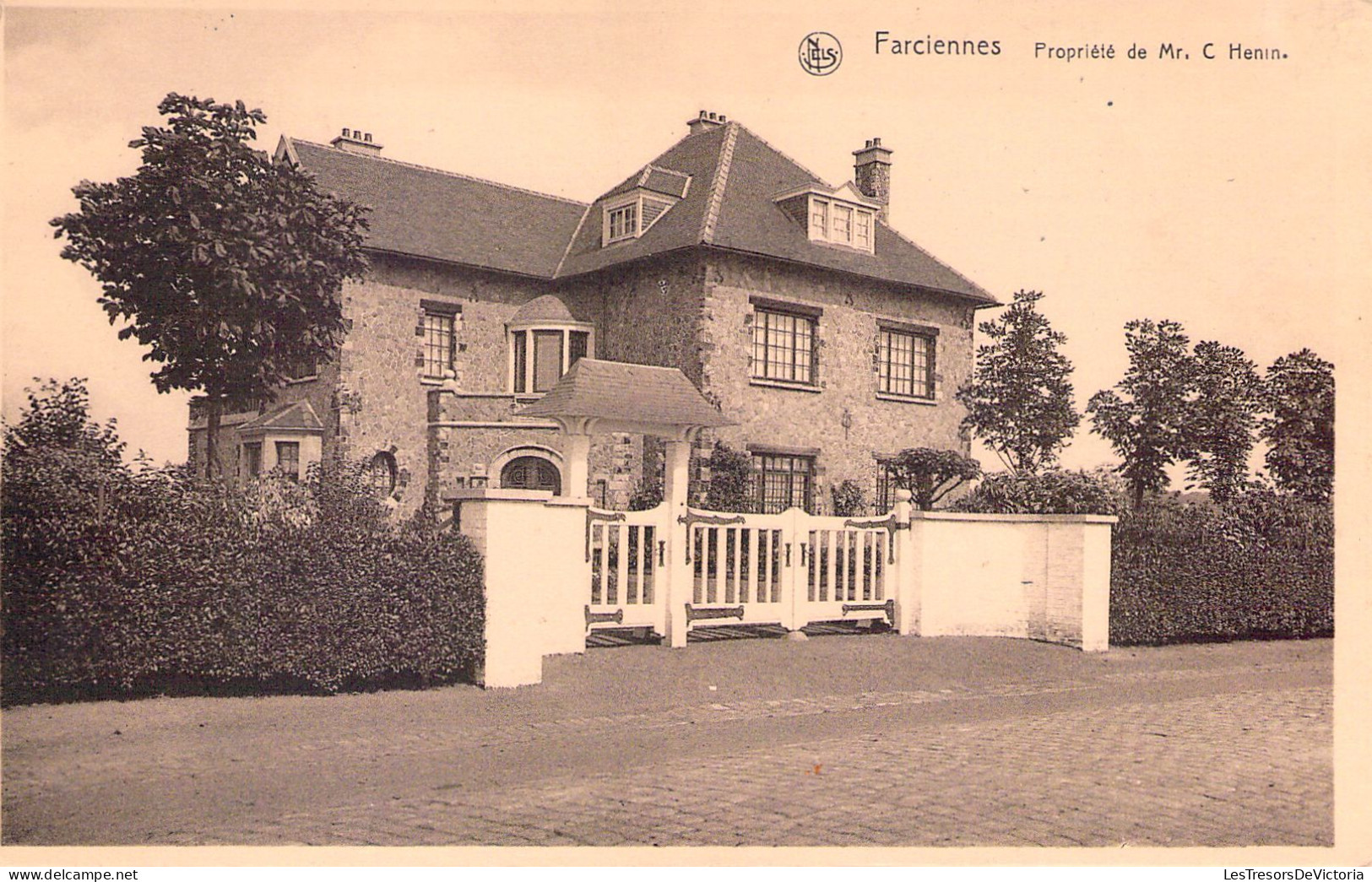 BELGIQUE - FARCIENNES - Propriété De M C Henin - Carte Postale Ancienne - Farciennes