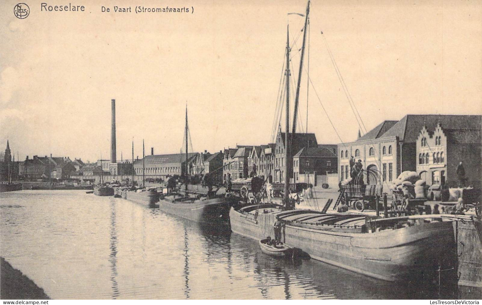BELGIQUE - ROESELARE - De Vaart Stroomafwaarts - Carte Postale Ancienne - Roeselare