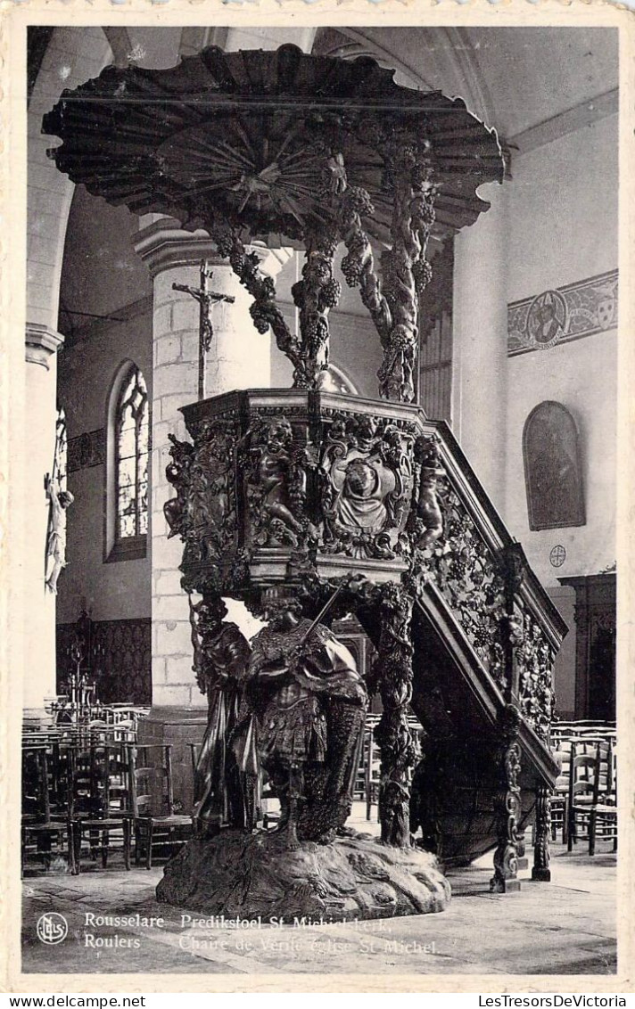 BELGIQUE - ROESELARE - Chaire De Vérifé église De St Michel - Carte Postale Ancienne - Röselare