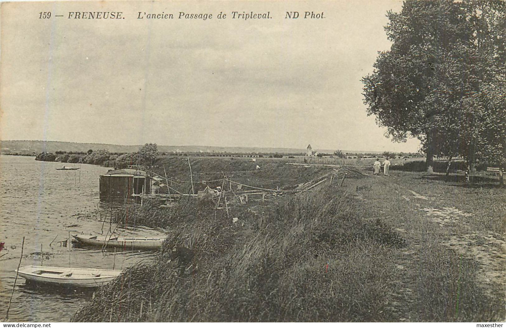 FRENEUSE L'ancien Passage De Tripleval - Freneuse