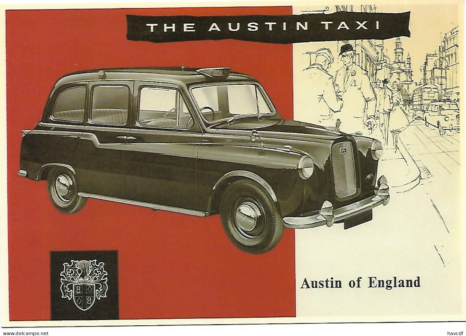 CPM -  THE AUSTIN TAXI - Austin Of England - Taxis & Huurvoertuigen