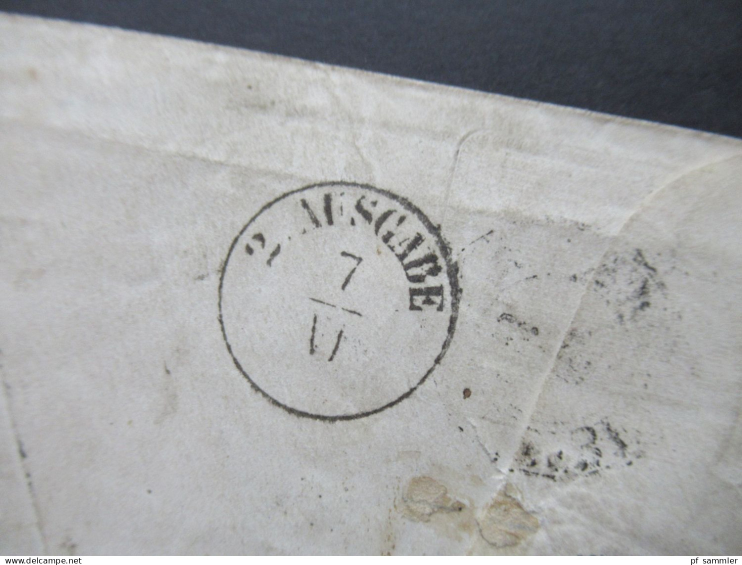 AD NDP 1869 GA Umschlag 1 Groschen Auf Umschlag Von Sachsen U 57 A Stempel K2 Eibenstock Und Rücks. K1 2. Ausgabe - Entiers Postaux