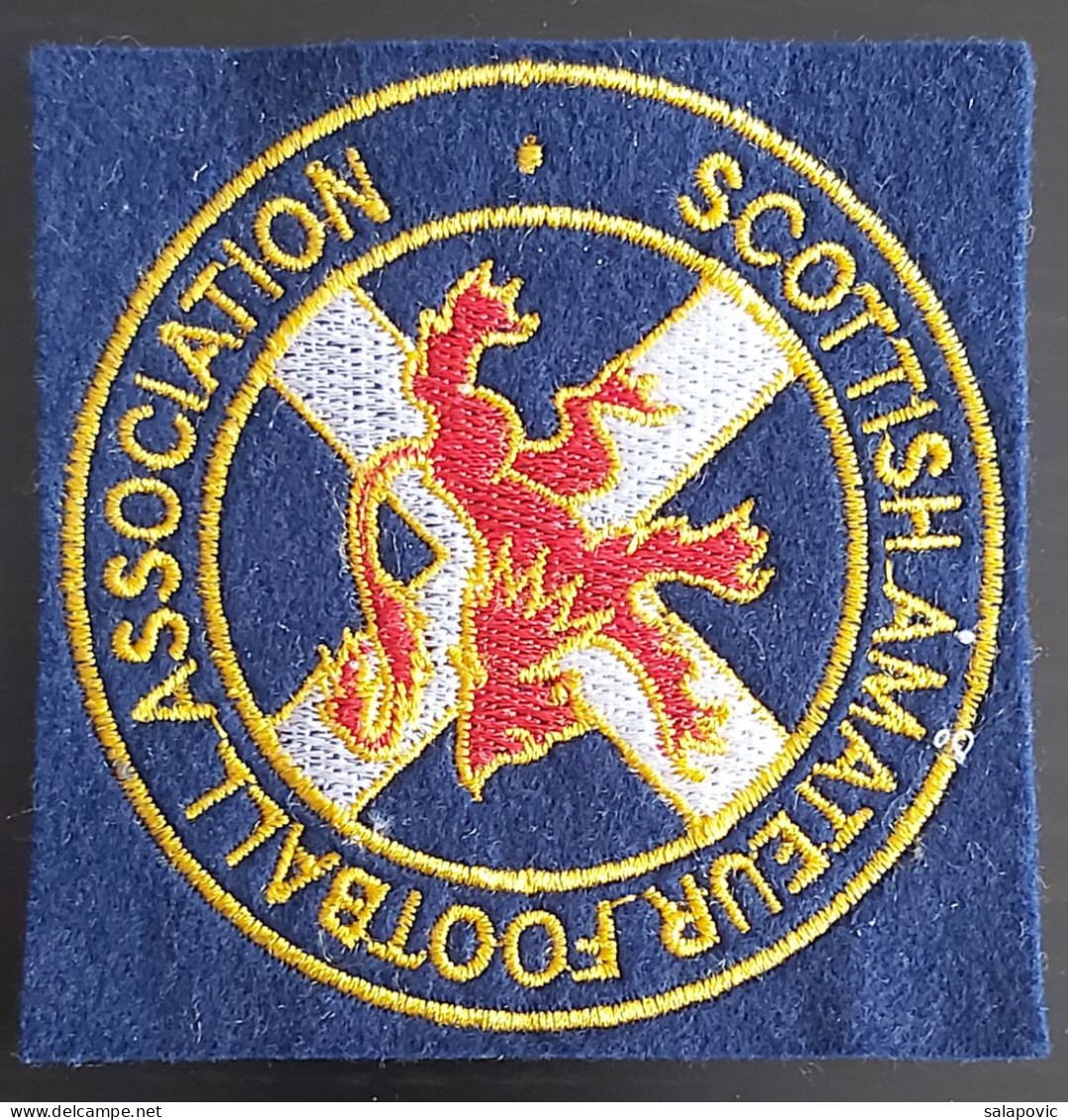 Scottish Football Association Federation Union Scotland Soccer Fussball Calcio Futbol Futebol Patch - Habillement, Souvenirs & Autres