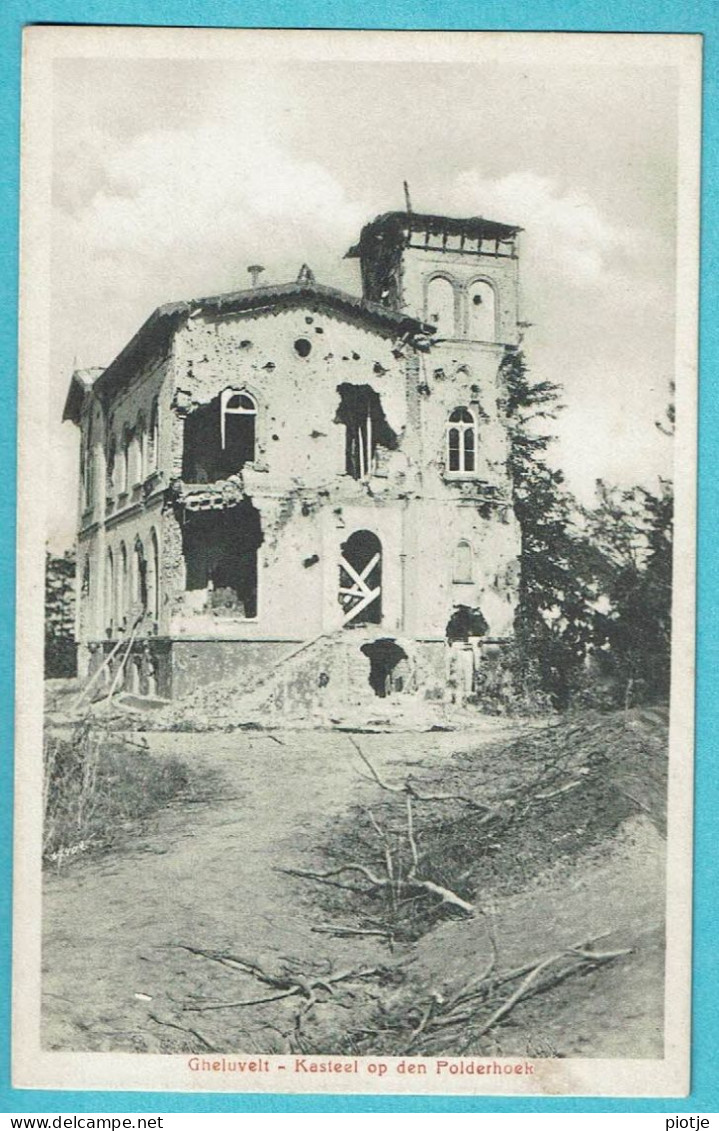 * Geluveld - Gheluvelt (Zonnebeke - Ieper - Ypres) * (Uitgever A. Herman - Hoet) Kasteel Op Den Polderhoek, Chateau - Zonnebeke