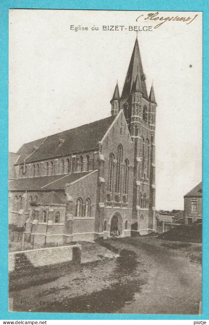 * Le Bizet (Komen Waasten - Ploegsteert - Hainaut) * (Photo Pauwels) église Au Bizet Belge, Kerk, Church, Old, Rare - Komen-Waasten