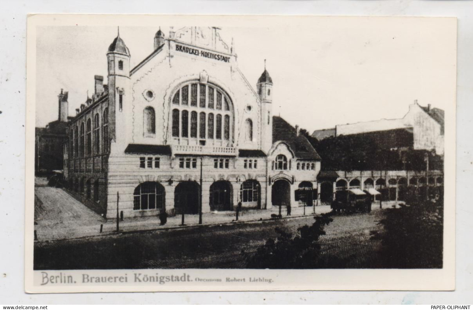 1000 BERLIN - PRENZLAUER BERG, Brauerei Königstadt, Repro - Prenzlauer Berg