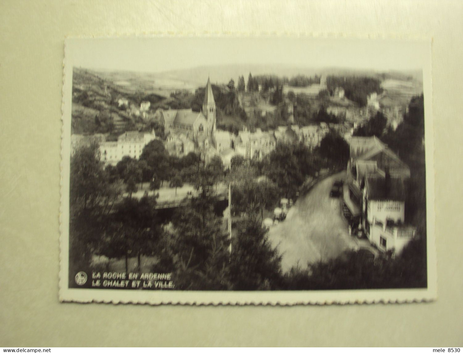 48655 - LA ROCHE EN ARDENNE - LE CHALET ET LA VILLE - ZIE 2 FOTO'S - La-Roche-en-Ardenne