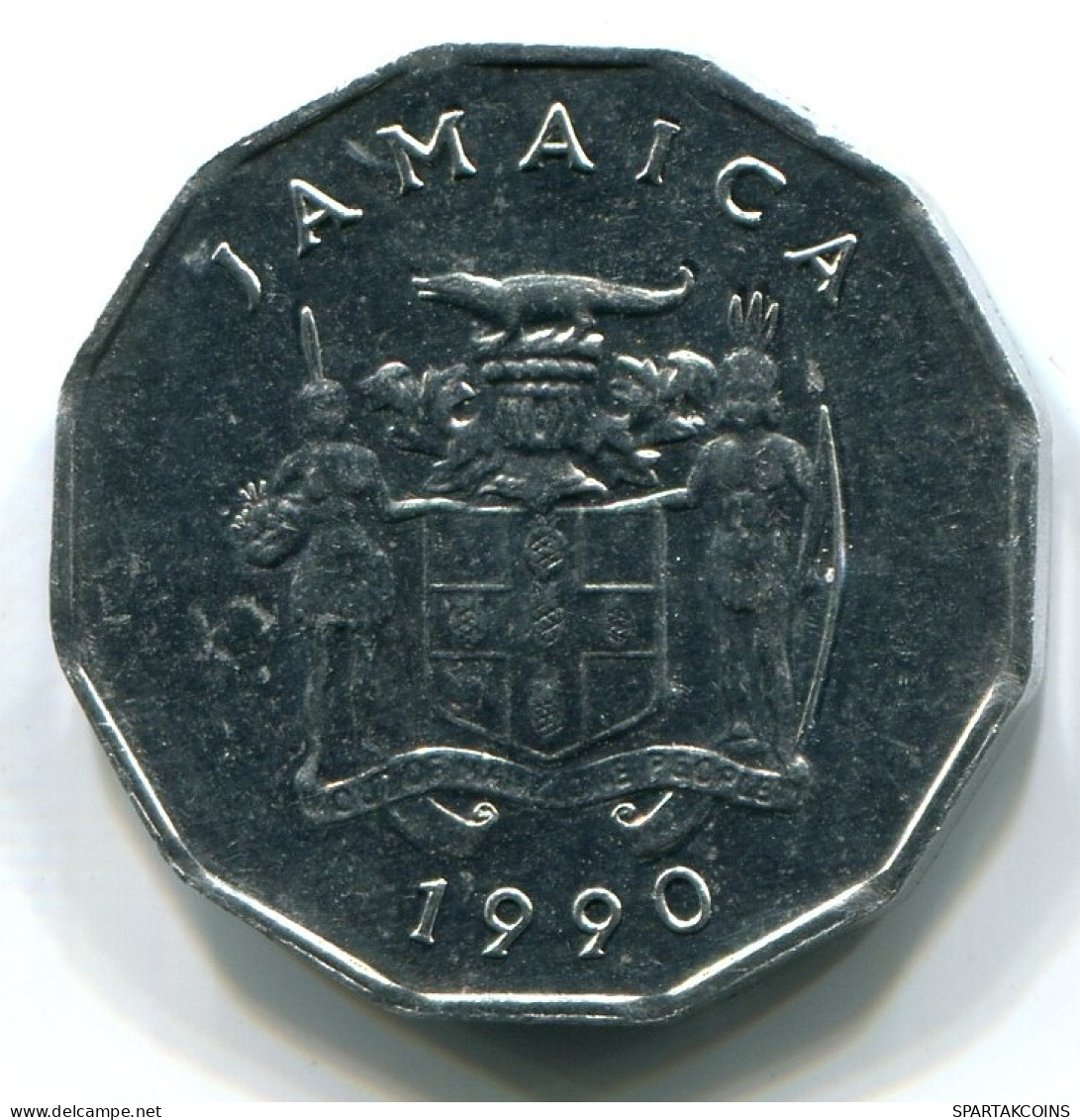 1 CENT 1990 JAMAICA UNC Ackee Fruit Coin #W10871.U - Giamaica