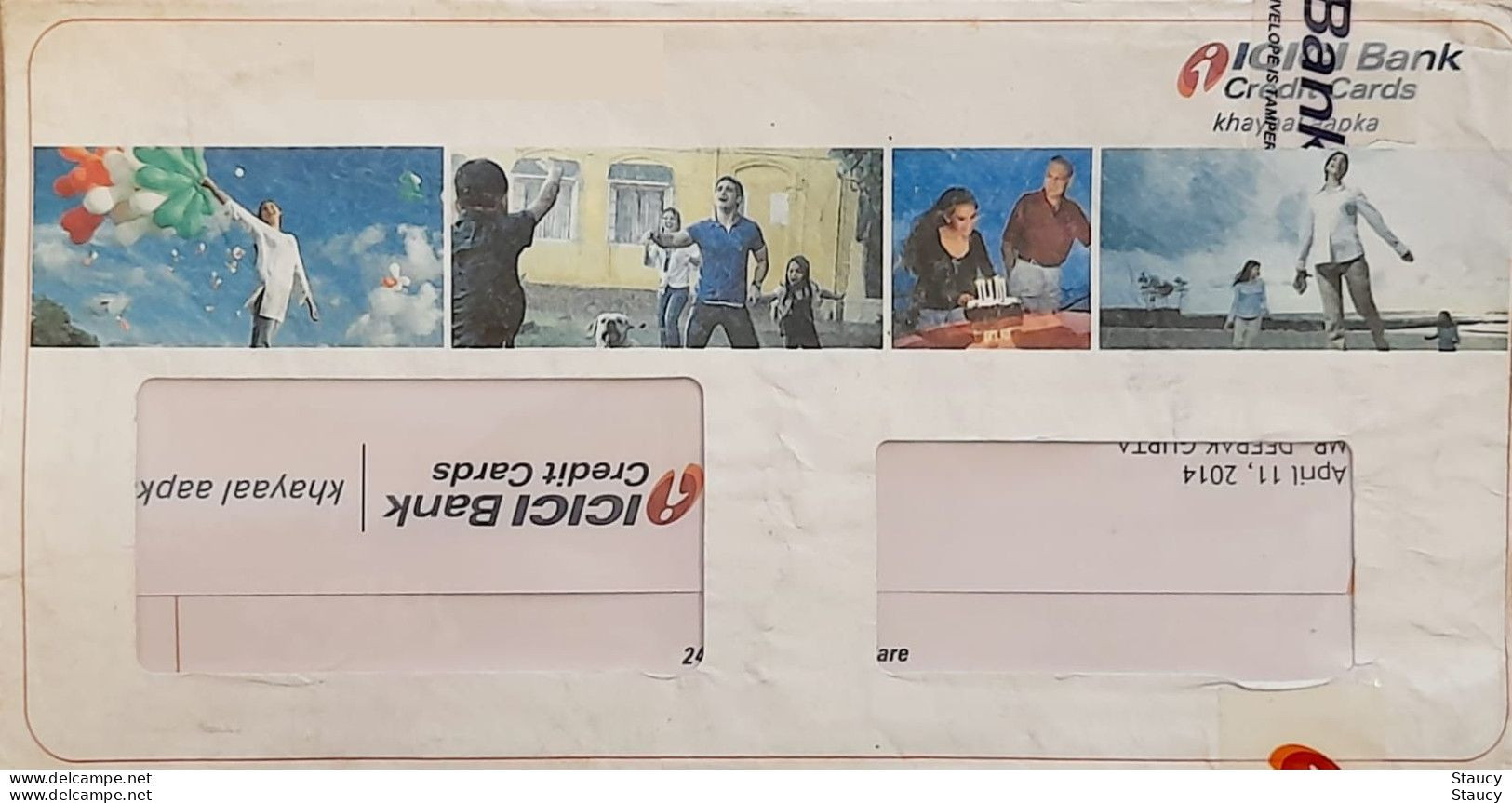 India ICICI Bank's "PLATINUM MASTER CREDIT CARD" With Inserts Condition As Per Scan - Credit Cards (Exp. Date Min. 10 Years)
