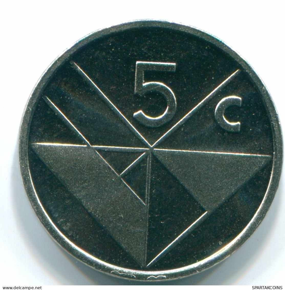 5 CENTS 1995 ARUBA (NIEDERLANDE NETHERLANDS) Nickel Koloniale Münze #S13622.D - Aruba