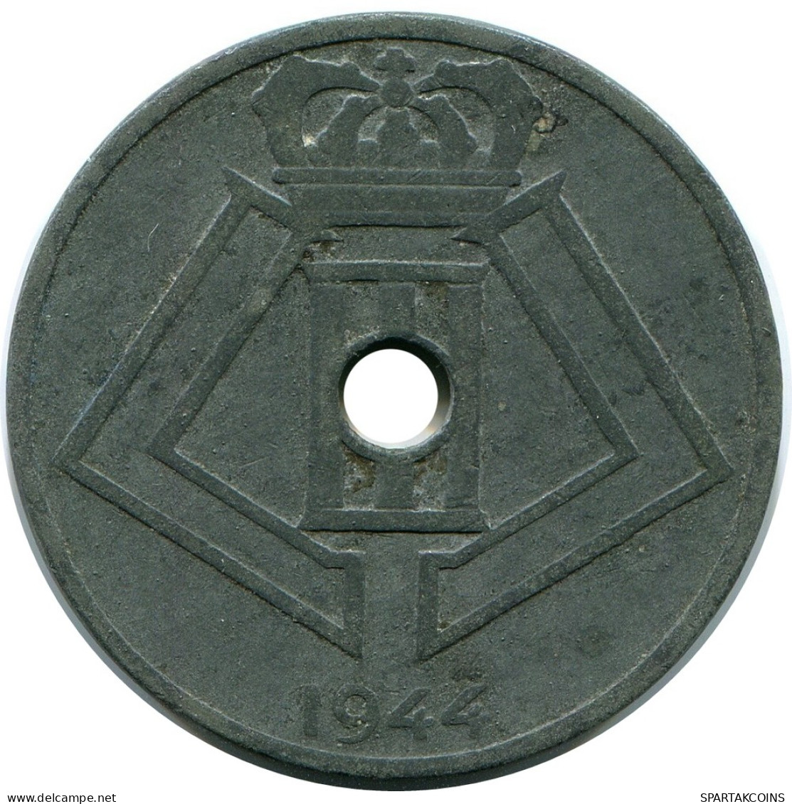 25 CENTIMES 1944 FRENCH Text BELGIUM Coin #BA422.U - 25 Cents