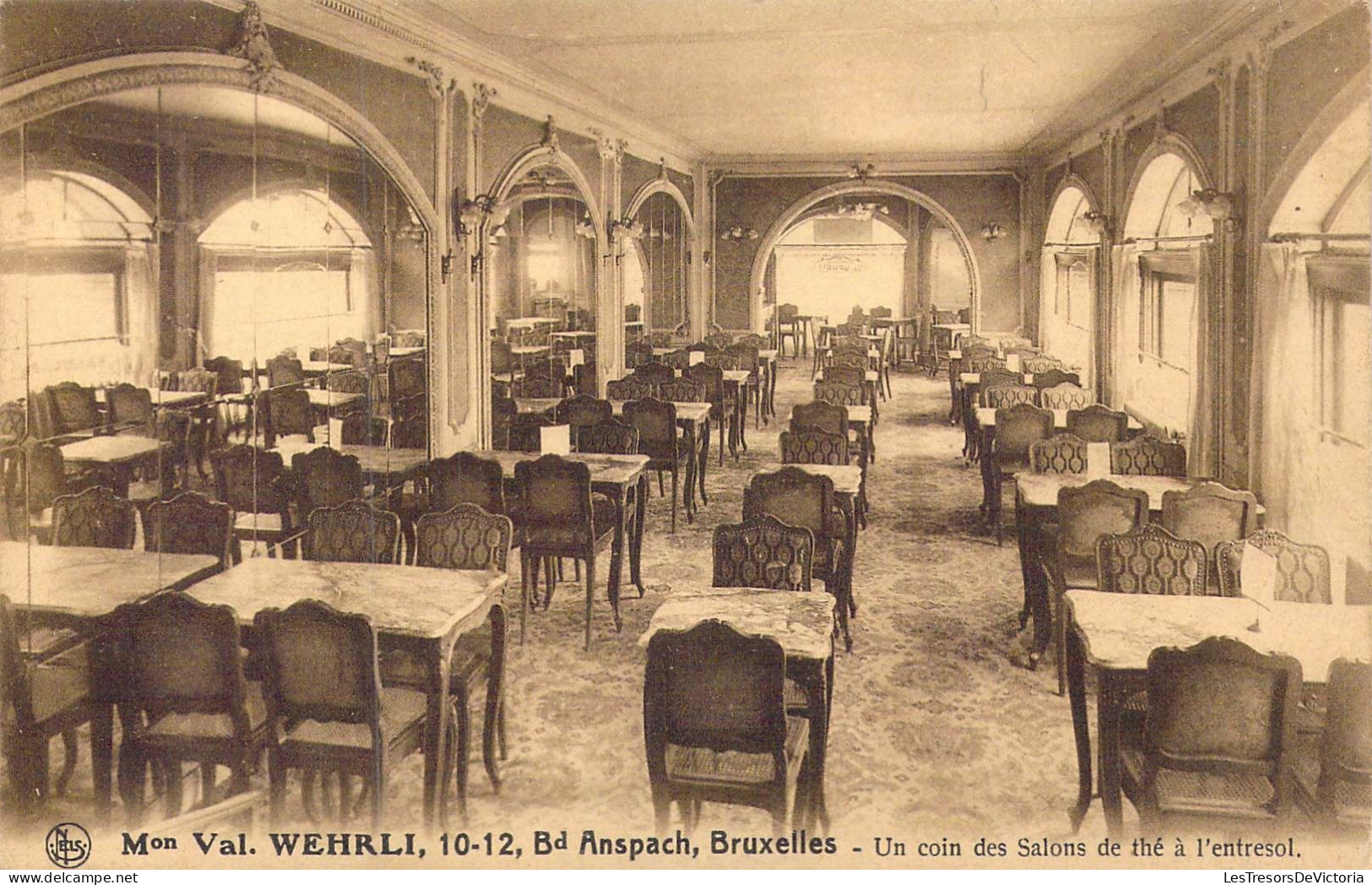 BELGIQUE - Bruxelles - Un Coin Des Salons De Thé à L'entresol - Carte Postale Ancienne - Other & Unclassified