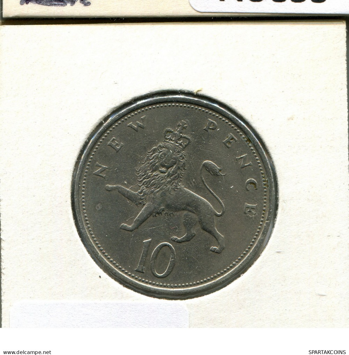 10 NEW PENCE 1971 UK GBAN BRETAÑA GREAT BRITAIN Moneda #AU834.E - 10 Pence & 10 New Pence
