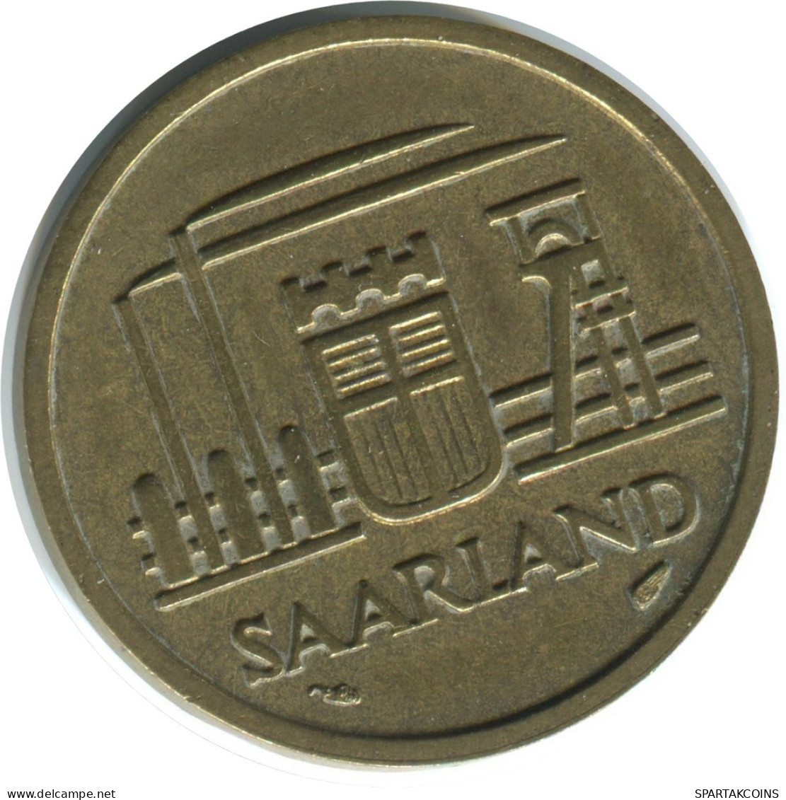 20 FRANKEN 1954 SAARLAND ALEMANIA Moneda GERMANY #AD779.9.E - 20 Franchi