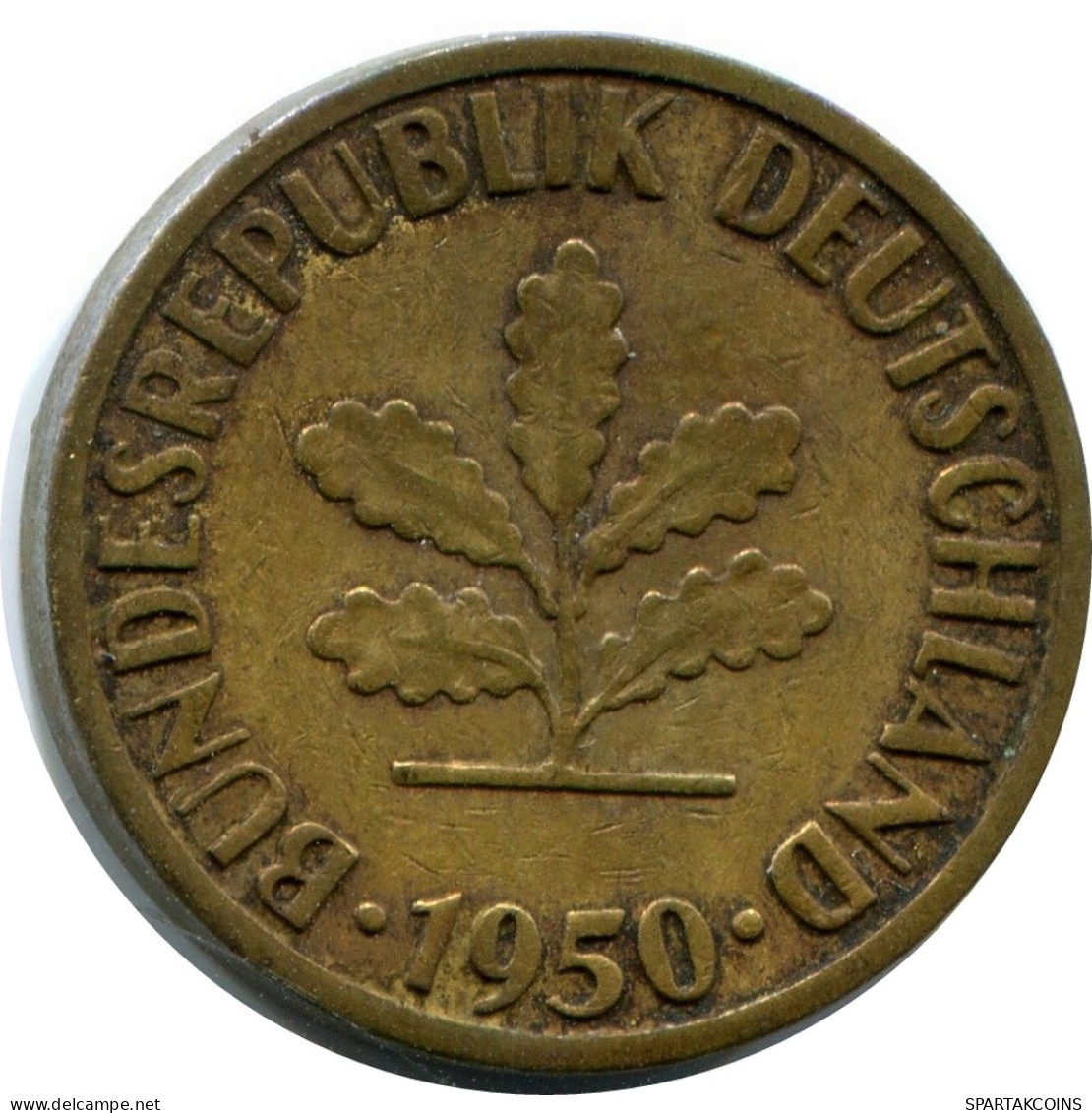 5 PFENNIG 1950 J BRD ALEMANIA Moneda GERMANY #AW967.E - 5 Pfennig