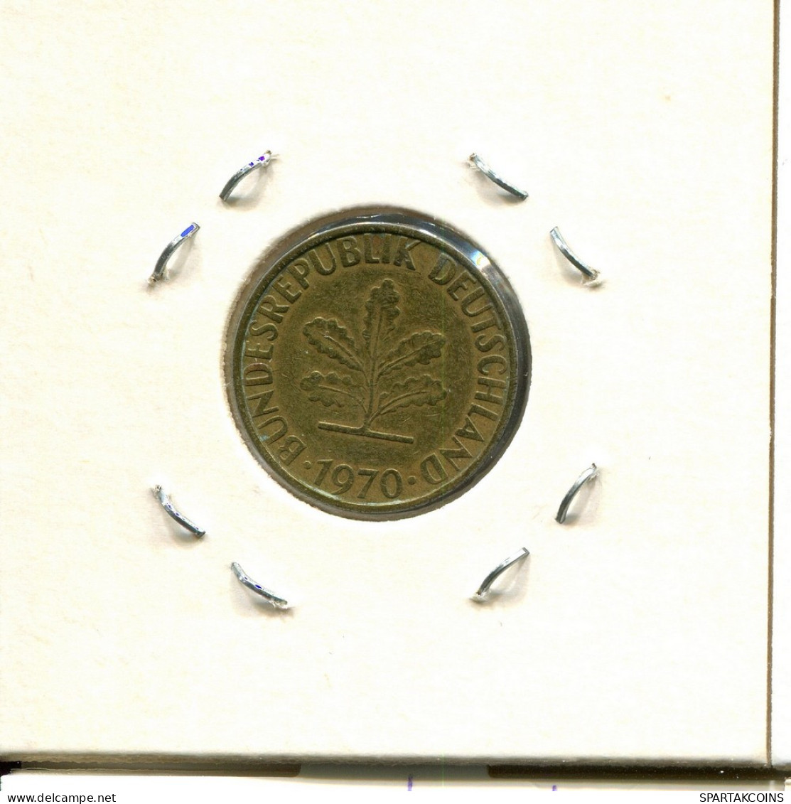 5 PFENNIG 1970 F BRD ALEMANIA Moneda GERMANY #DC378.E - 5 Pfennig