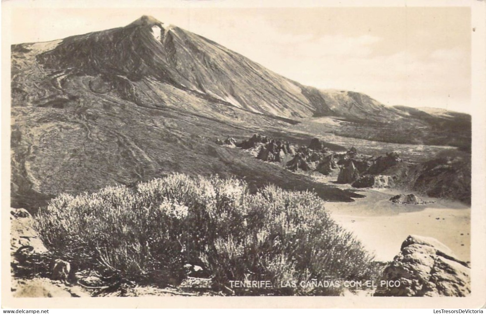 ESPAGNE - Tenerife - Las Canadas Con El Pico - Carte Postale Ancienne - Autres & Non Classés