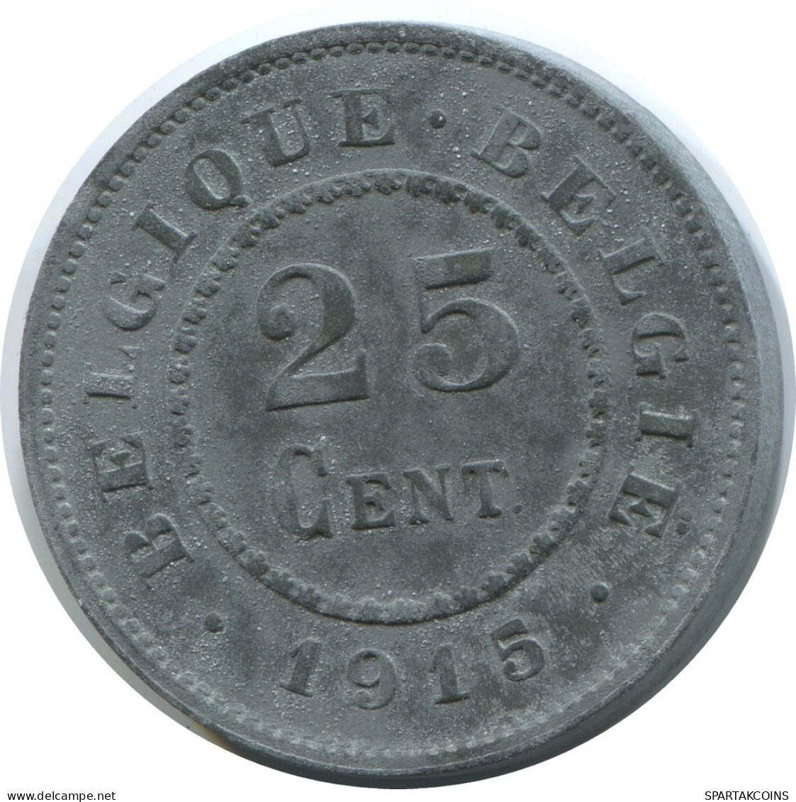 25 CENTIMES 1915 BELGIQUE-BELGIE BÉLGICA BELGIUM Moneda #AE735.16.E - 25 Cent