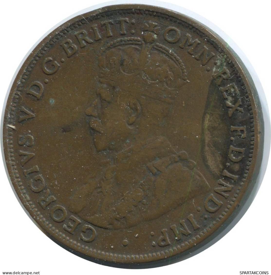1 PENNI 1917 AUSTRALIA Moneda #AE778.16.E - Penny
