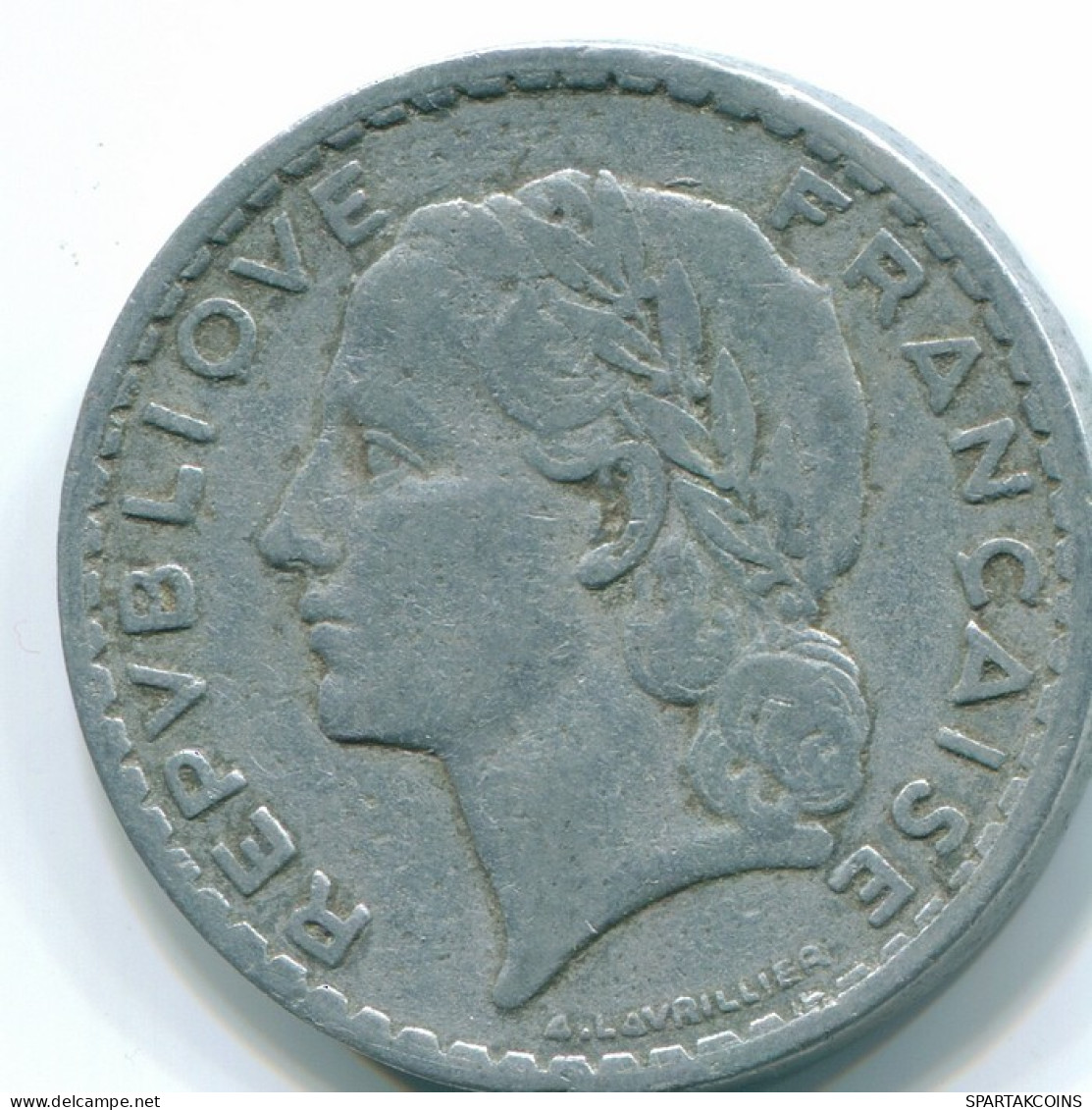 5 FRANCS 1952 FRANKREICH FRANCE KEY DATE Low Mintage #FR1015.59.D - 5 Francs