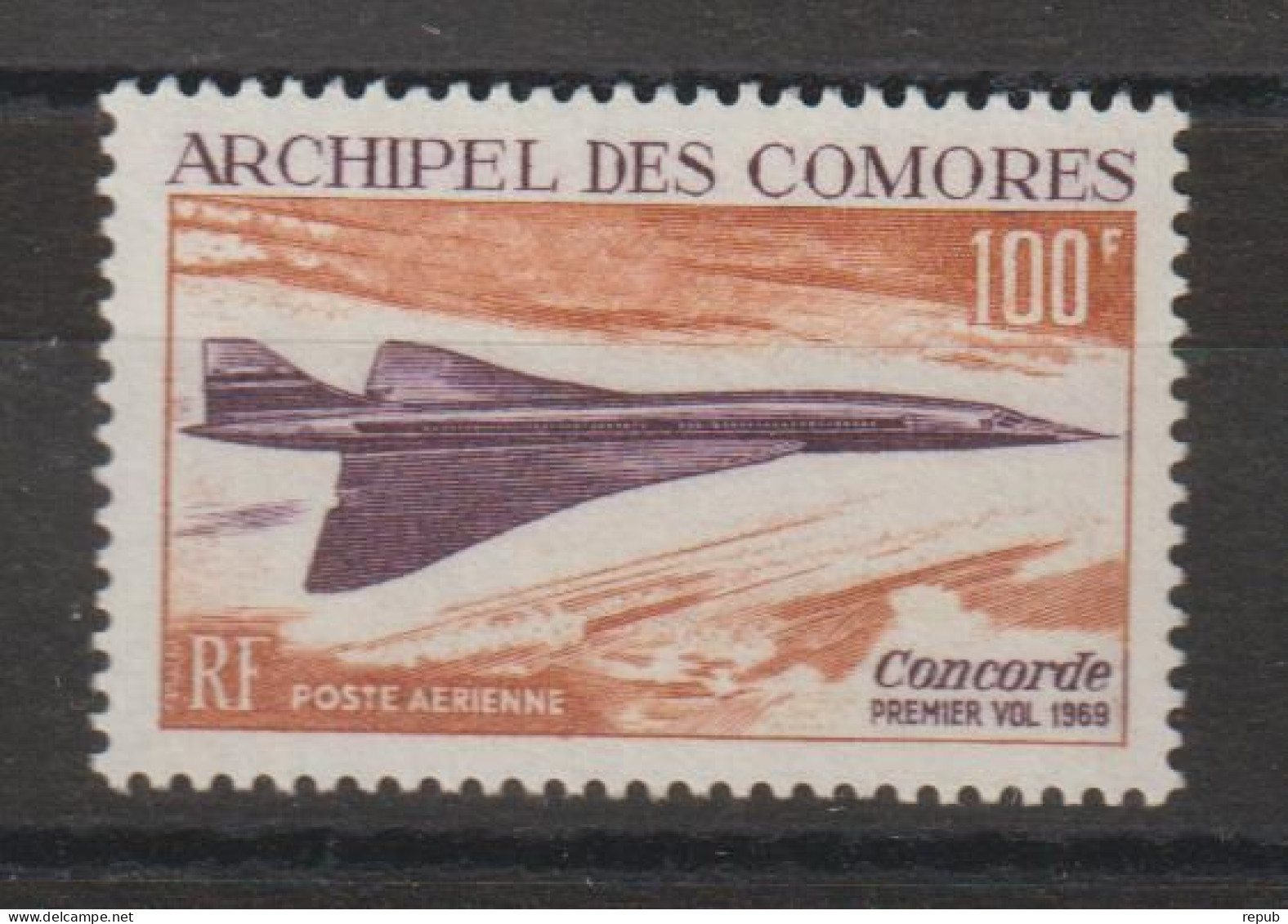 Comores 1969 Concorde PA 29, 1 Val ** MNH - Luftpost