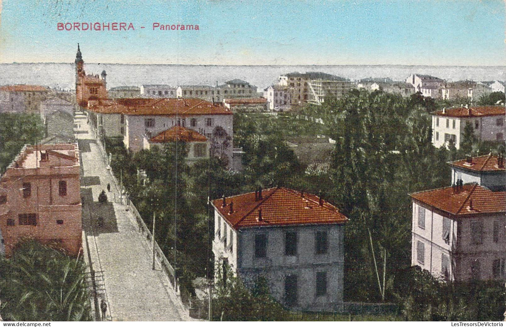 ITALIE - Bordighera - Panorama - Carte Postale Ancienne - Sonstige & Ohne Zuordnung
