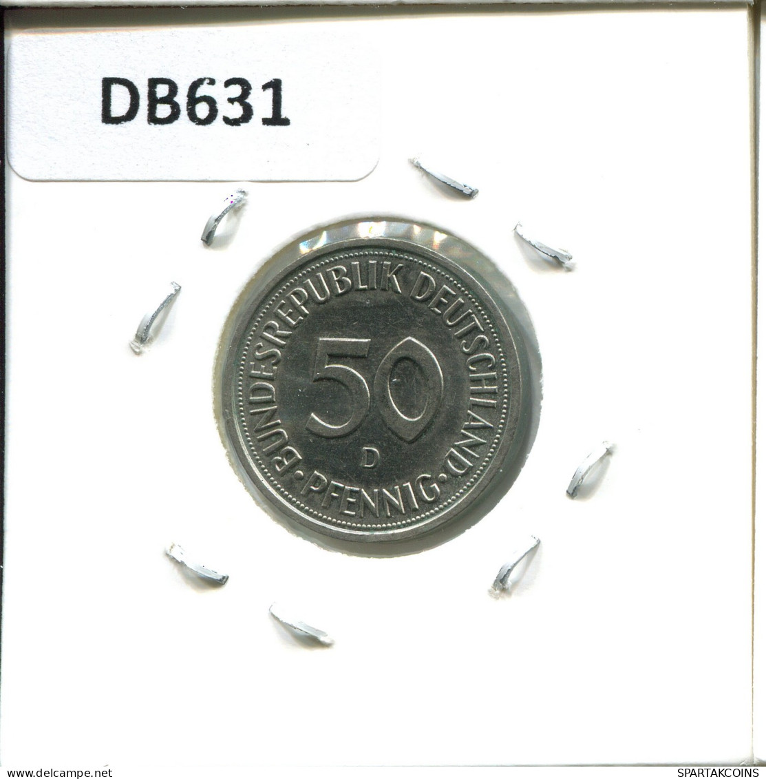 50 PFENNIG 1989 D BRD DEUTSCHLAND Münze GERMANY #DB631.D - 50 Pfennig