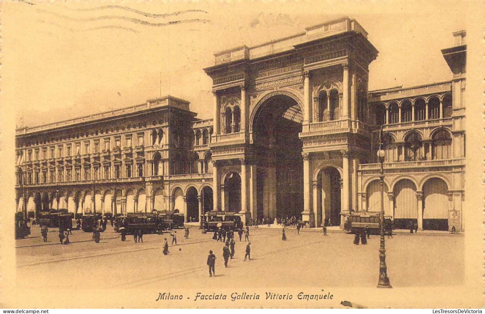 ITALIE - Milano - Facciata Galleria Vittorio Emanuele  - Carte Postale Ancienne - Milano