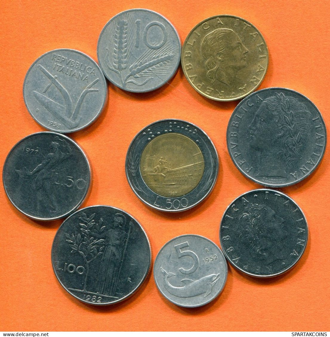 ITALY Coin Collection Mixed Lot #L10423.1.U - Sammlungen