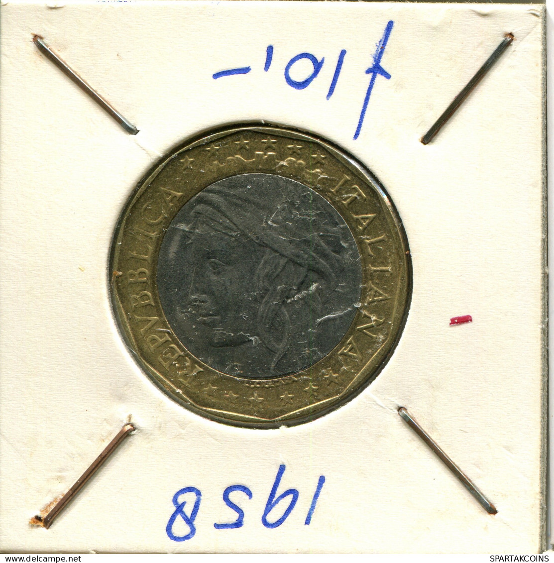 1000 LIRE 1997 R ITALY Coin BIMETALLIC #AW646.U - 1 000 Lire