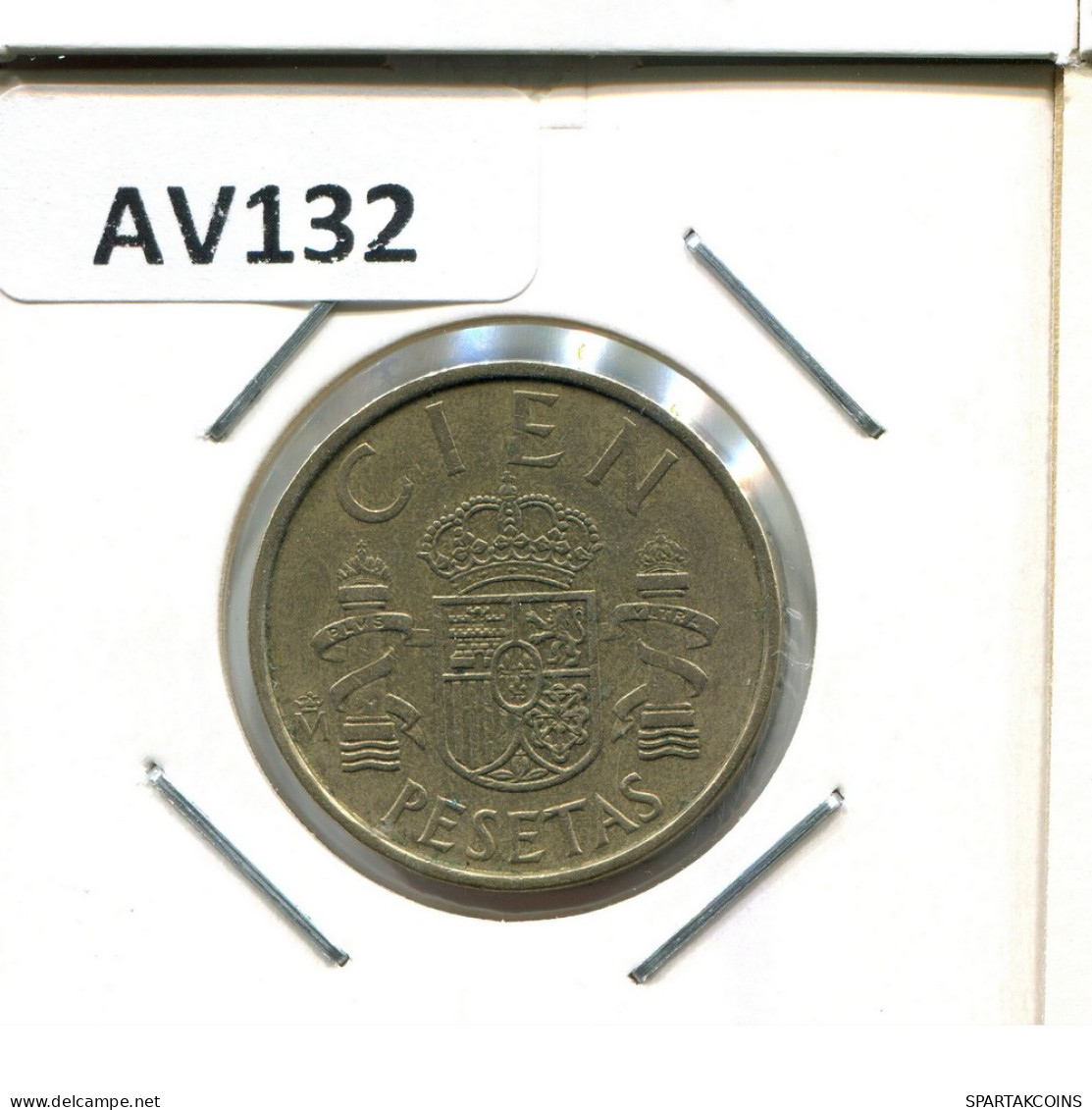 100 PESETAS 1982 SPAIN Coin #AV132.U - 100 Pesetas