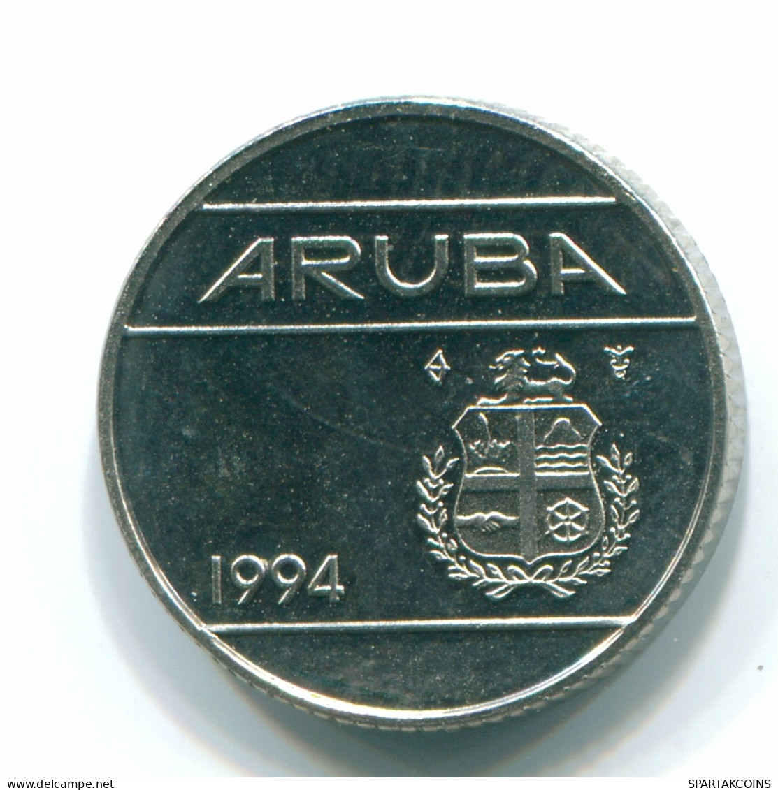 10 CENTS 1994 ARUBA (NIEDERLANDE NETHERLANDS) Nickel Koloniale Münze #S13633.D - Aruba