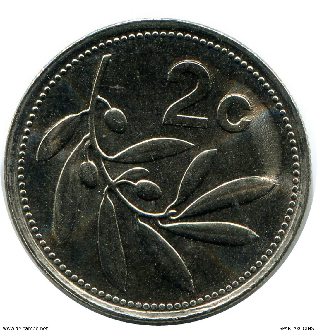 2 CENTS 1991 MALTE MALTA Pièce #AZ300.F - Malta