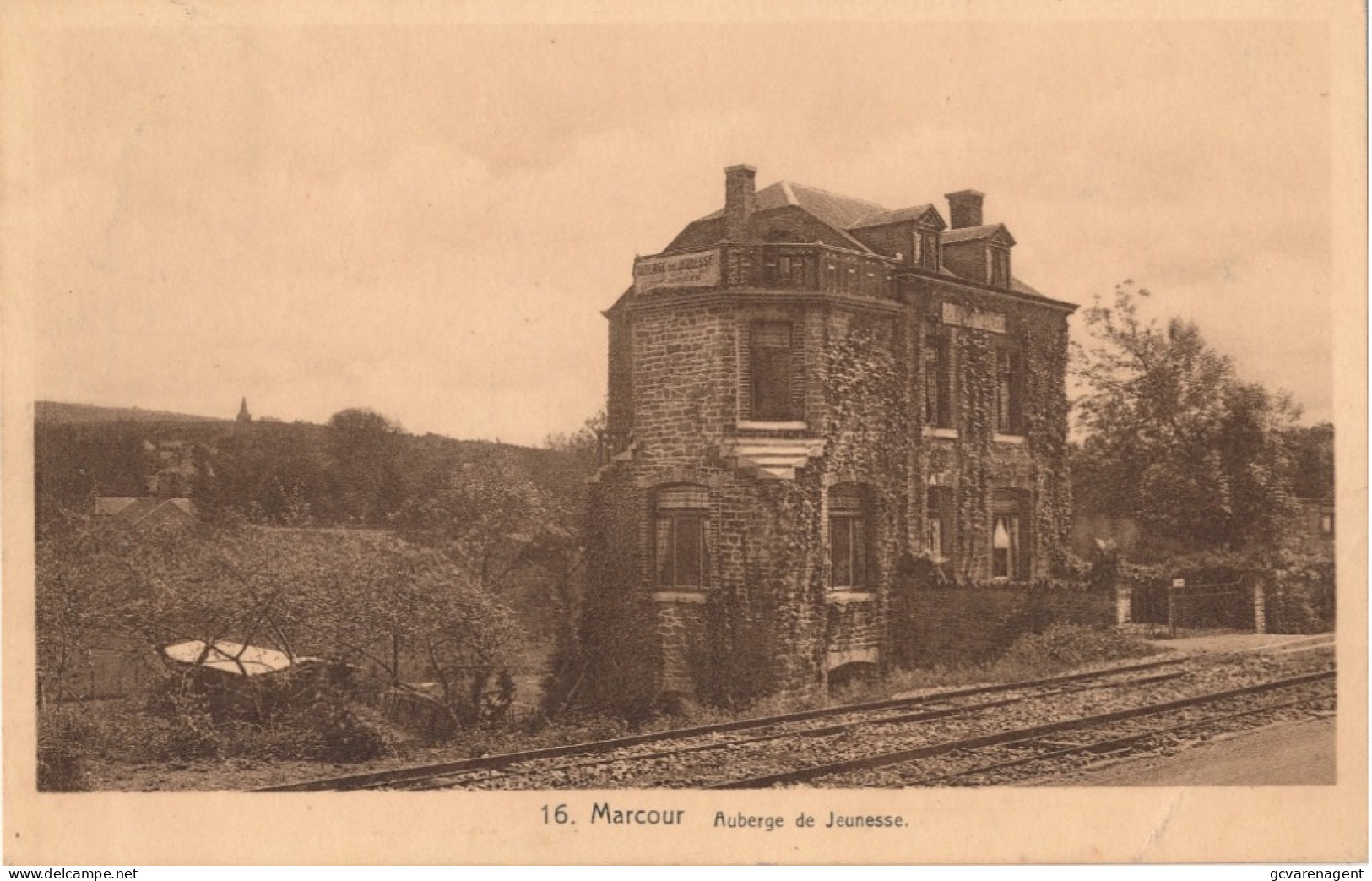 MARCOUR  HOTEL DE L'OURTHE          2 SCANS - Rendeux