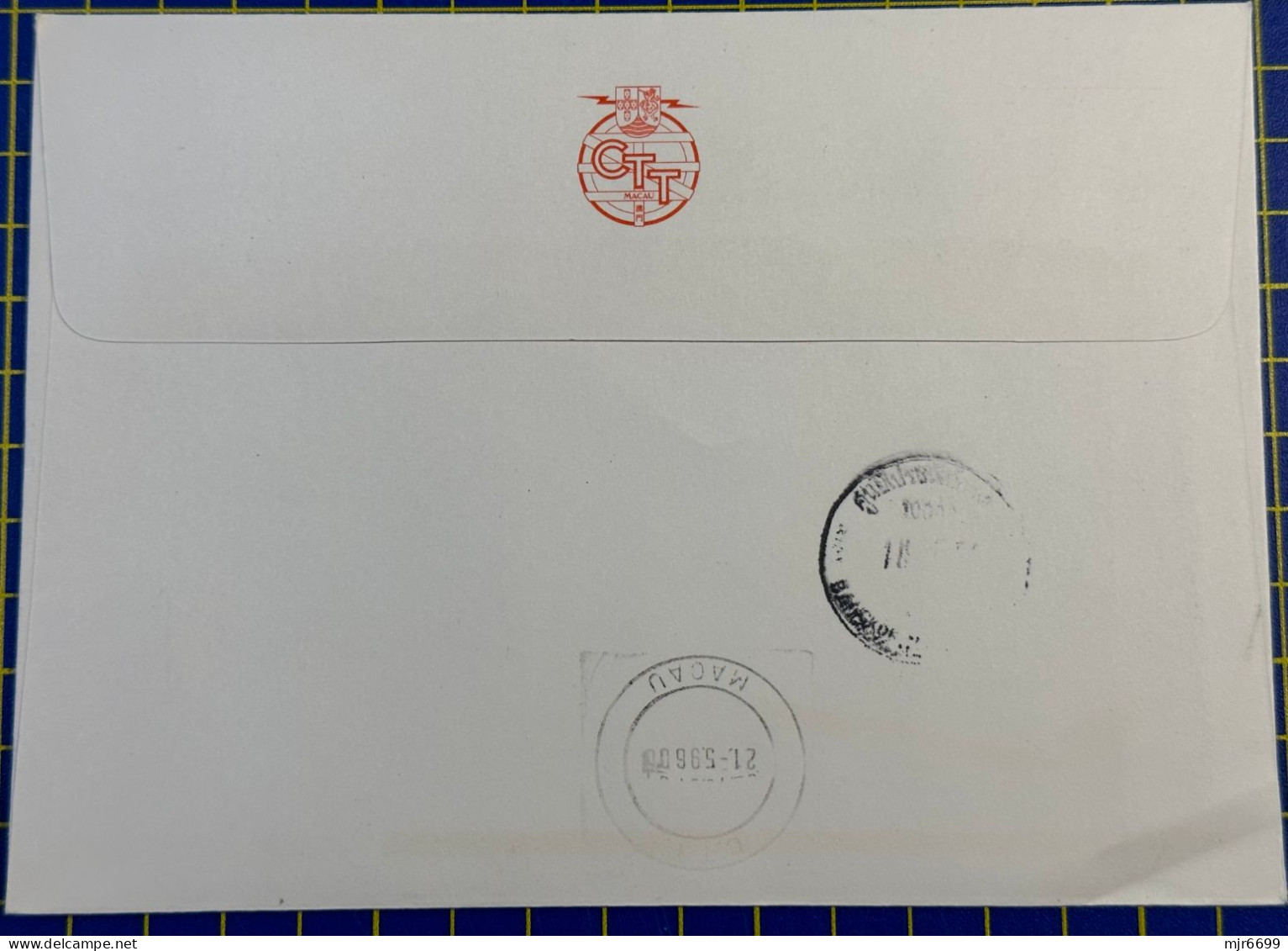 1996 MACAU INTER. AIRPORT FIRST FLIGHT COVER TO THAILAND - Briefe U. Dokumente