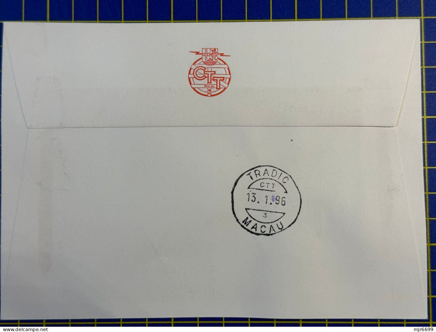 1996 MACAU INTER. AIRPORT FIRST FLIGHT COVER TO CHEONG SA-P.R.C. - Lettres & Documents