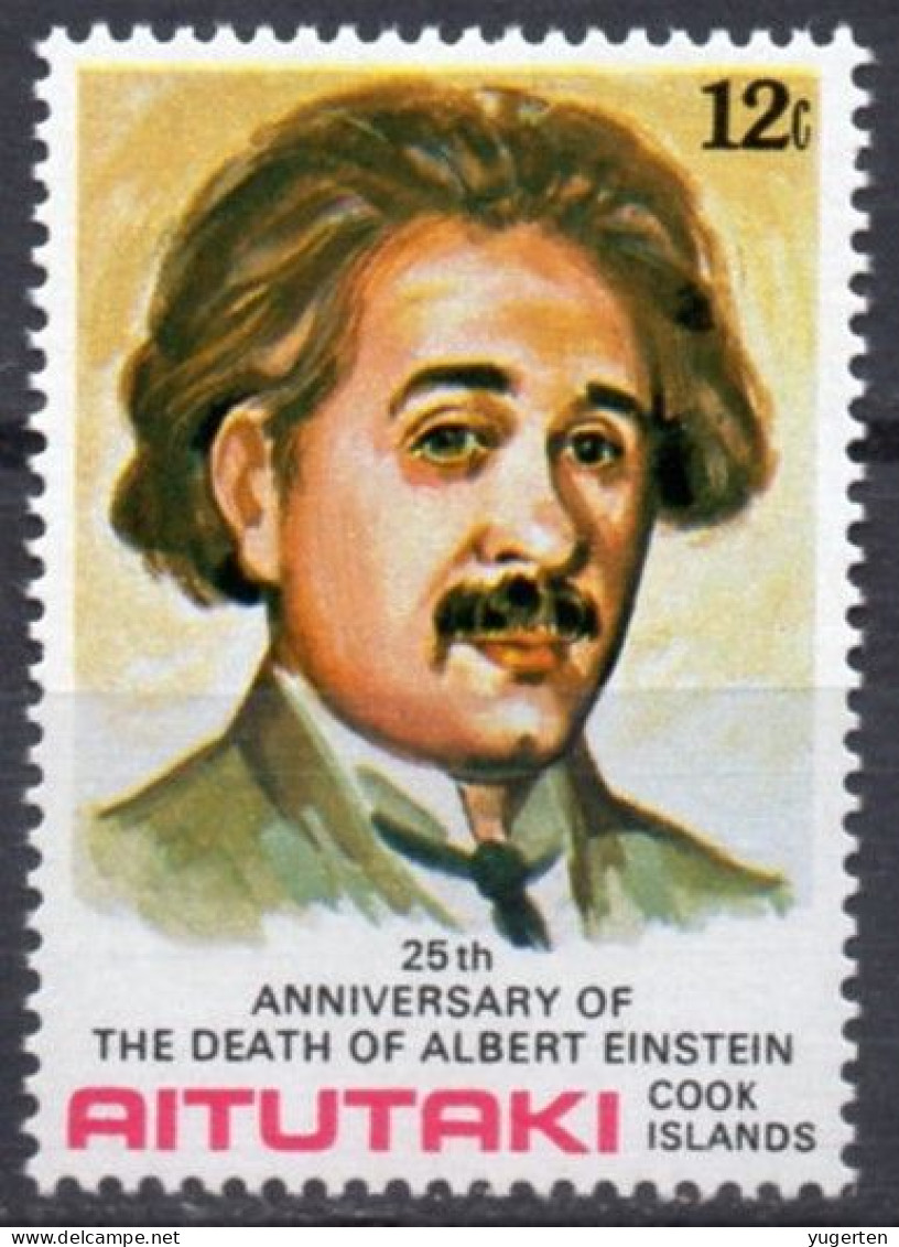 AITUTAKI - 1v - MNH - Einstein Nobel Physics - Mathematics - Nuclear - Atoms Physik - Mathematik  - Atome - Albert Einstein