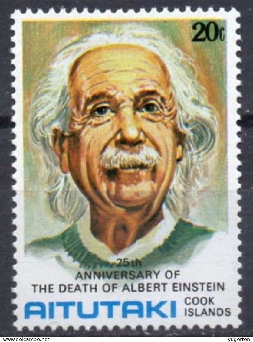 AITUTAKI - 1v - MNH - Einstein Nobel Physics - Mathematics - Nuclear - Atoms Physik - Mathematik  - Atome - Albert Einstein
