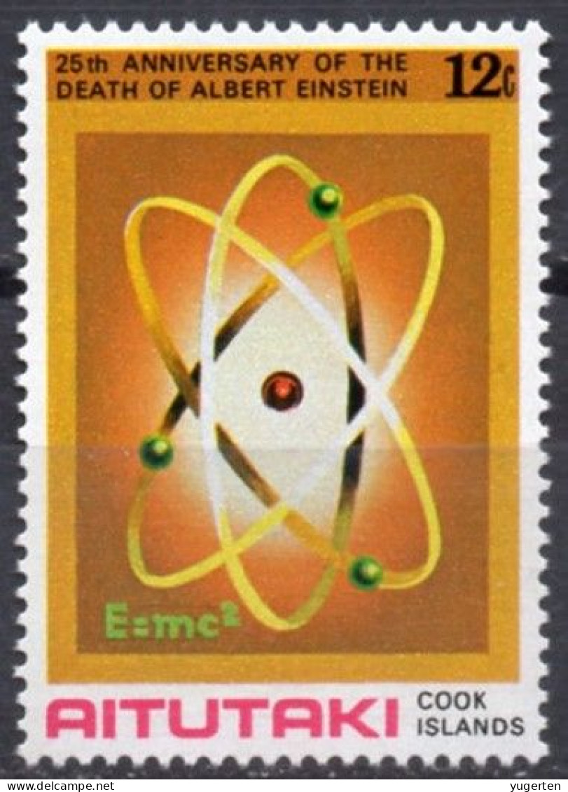 AITUTAKI 1980 - 1v - MNH - Einstein Nobel Physics - Mathematics - Nuclear Testing Ban Treaty - Atoms Physik - Atome - Atomo