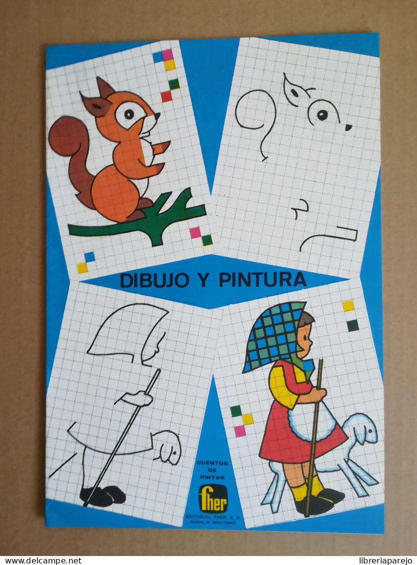 DIBUJO Y PINTURA CUENTOS DE PINTAR FHER NUMERO 4 - Libros Infantiles Y Juveniles