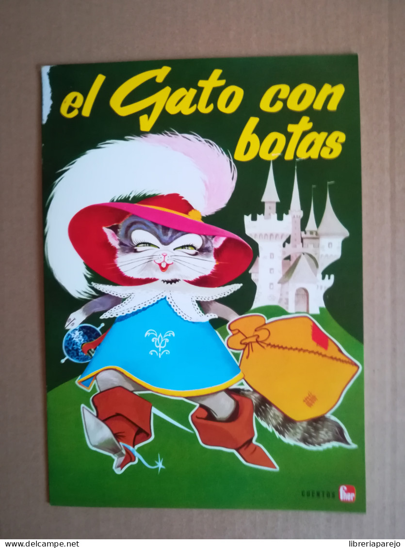 EL GATO CON BOTAS CUENTOS FHER COLECCION NIEVE 1973 - Boeken Voor Jongeren