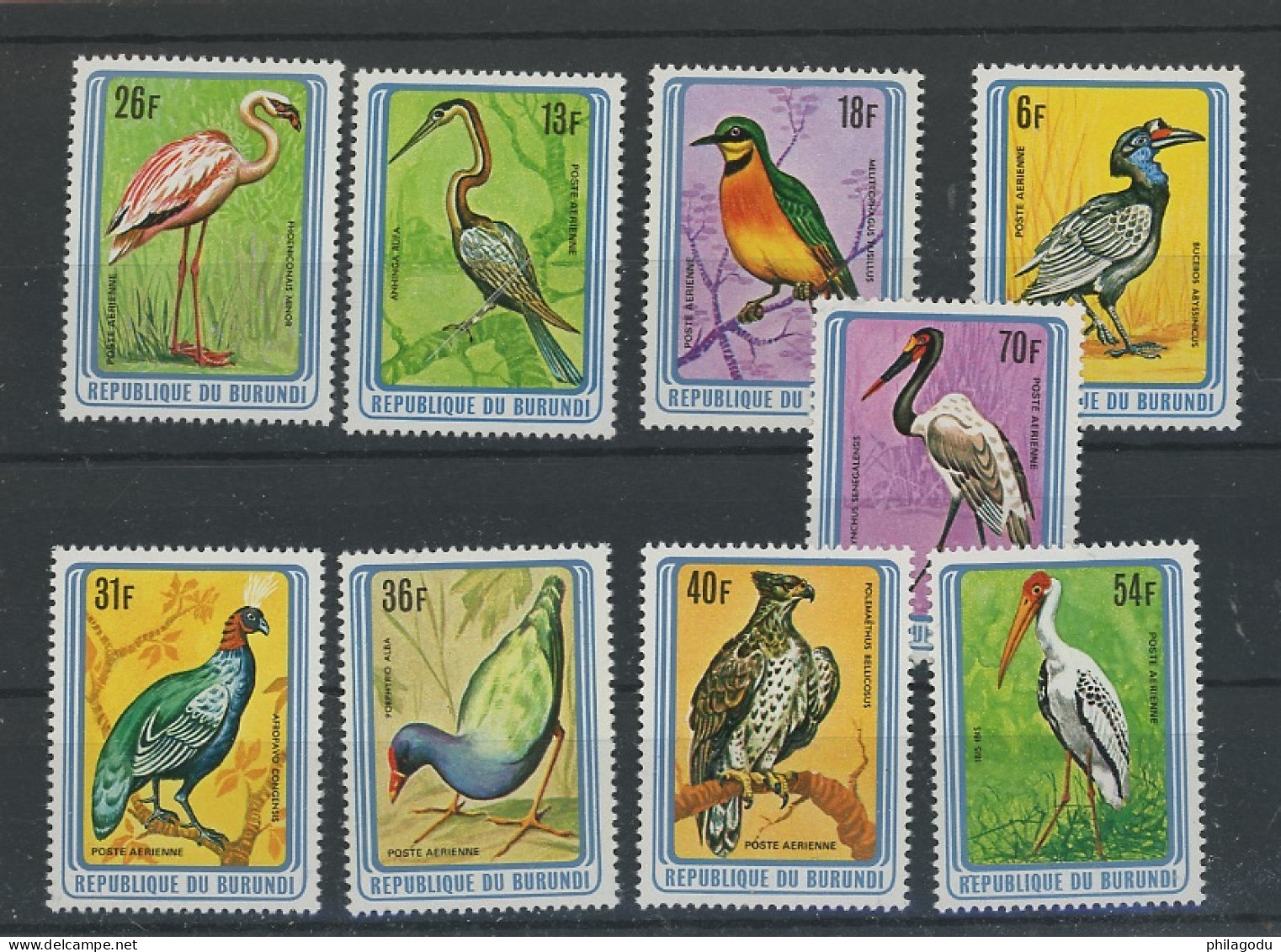 Oiseaux  **  Avions 487-495 **. Cote 70,-€ - Ungebraucht