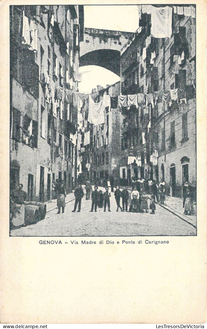 ITALIE - Genova - Via Madre Di Dio E Ponte Di Carignano - Carte Postale Ancienne - Genova (Genoa)