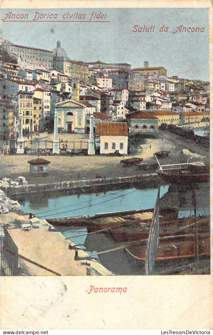 ITALIE - Saluti Da Ancona - Ancon Dorica Civitas Fidei - Panorama - Carte Postale Ancienne - Sonstige & Ohne Zuordnung