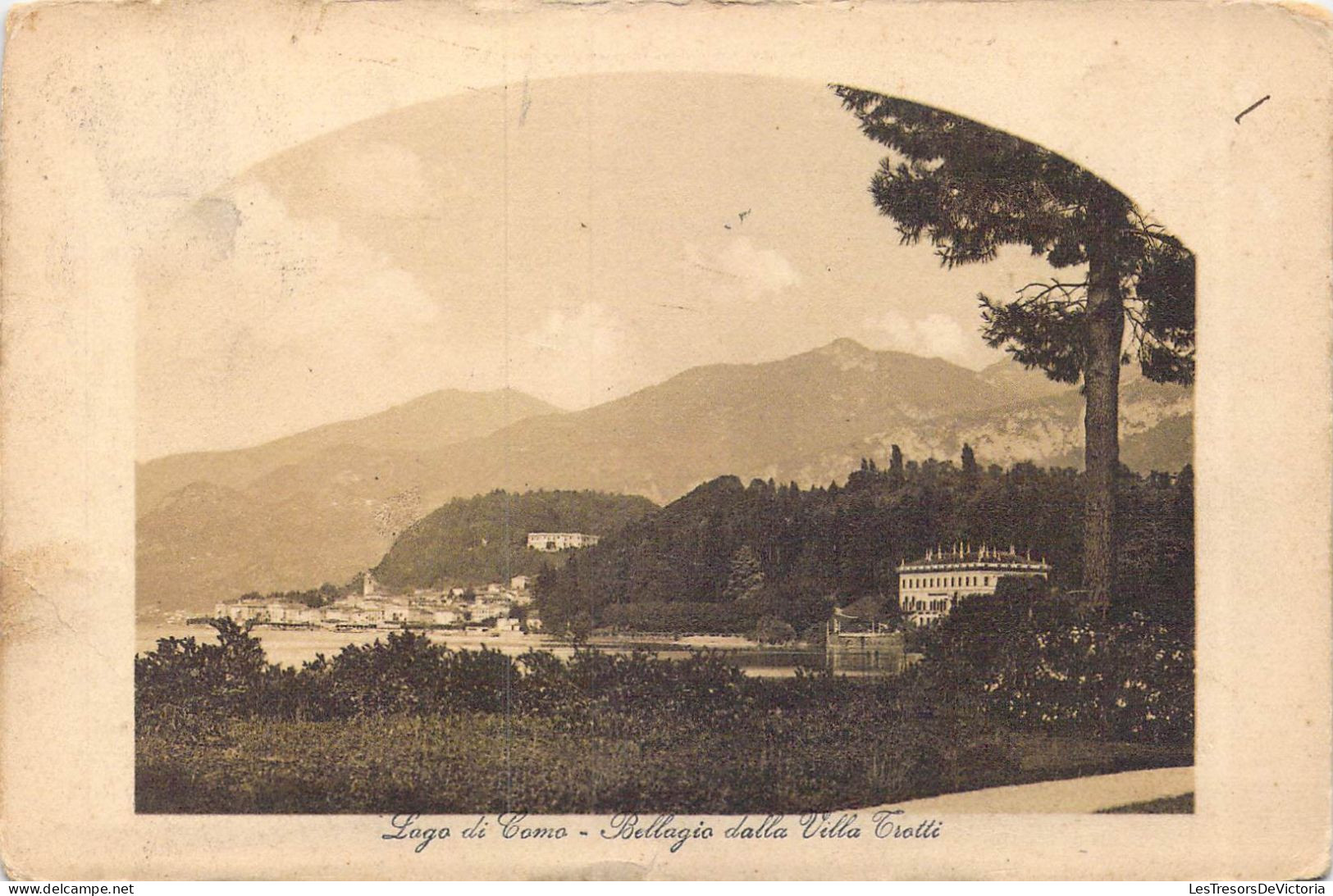 ITALIE - Lago Di Como - Bellagio Dalla Villa Trotti - Carte Postale Ancienne - Otros & Sin Clasificación