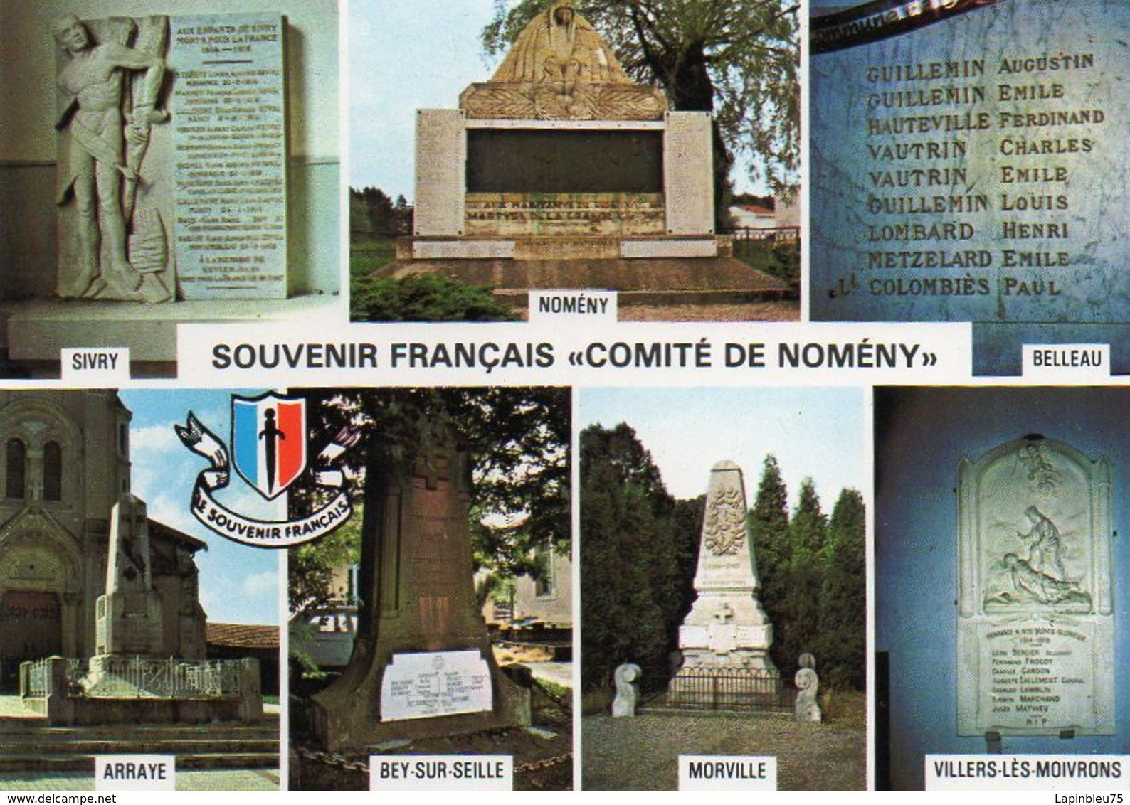 CP 54 Meurthe Et Moselle Nomeny Souvenir Français Comité De - Nomeny